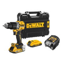 Купить Дрель-шуруповёрт аккумуляторная бесщёточная ударная DeWALT DCD805D2T. Официальный фирменный магазин Dewalt Stanley Black+Decker Bostitch