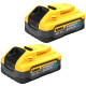 Купити Акумуляторна батарея PowerStack DeWALT DCBP518H2. Офіційний фірмовий магазин Dewalt Stanley Black+Decker Bostitch, фірмова гарантія