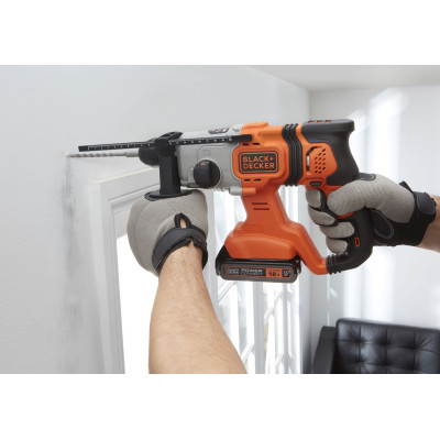 Купити Перфоратор акумуляторний BLACK+DECKER BCD900D1S. Офіційний фірмовий магазин Dewalt Stanley Black+Decker Bostitch, фірмова гарантія