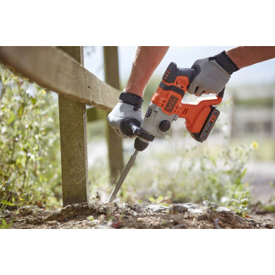 Купити Перфоратор акумуляторний BLACK+DECKER BCD900D1S. Офіційний фірмовий магазин Dewalt Stanley Black+Decker Bostitch, фірмова гарантія