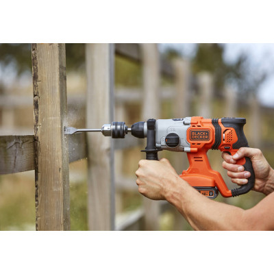 Купити Перфоратор акумуляторний BLACK+DECKER BCD900D1S. Офіційний фірмовий магазин Dewalt Stanley Black+Decker Bostitch, фірмова гарантія