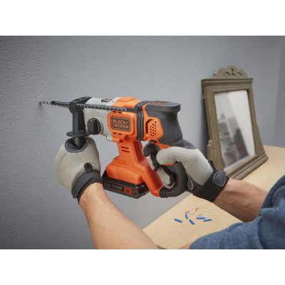 Купити Перфоратор акумуляторний BLACK+DECKER BCD900D1S. Офіційний фірмовий магазин Dewalt Stanley Black+Decker Bostitch, фірмова гарантія
