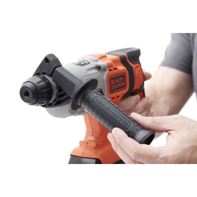 Купити Перфоратор акумуляторний BLACK+DECKER BCD900D1S. Офіційний фірмовий магазин Dewalt Stanley Black+Decker Bostitch, фірмова гарантія