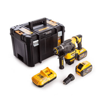 Купить Перфоратор аккумуляторный бесщёточный SDS-Plus DeWALT DCH334X2. Официальный фирменный магазин Dewalt Stanley Black+Decker Bostitch
