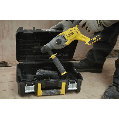 Купити Перфоратор акумуляторний безщітковий SDS PLUS STANLEY FATMAX SFMCH900M22. Офіційний фірмовий магазин Dewalt Stanley Black+Decker Bostitch, фірмова гарантія