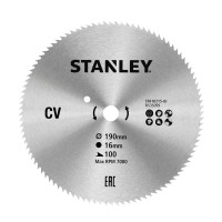 Купити Диск пиляльний CV STANLEY STA10215. Офіційний фірмовий магазин Dewalt Stanley Black+Decker Bostitch, фірмова гарантія