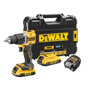 Купить Дрель-шуруповёрт 100 YEARS DeWALT DCD100YD2T. Официальный фирменный магазин Dewalt Stanley Black+Decker Bostitch