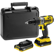 Купить Дрель-шуруповерт аккумуляторная ударная STANLEY FATMAX FMC626C2K. Официальный фирменный магазин Dewalt Stanley Black+Decker Bostitch
