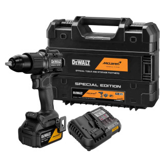 Купити Дриль-шурупокрут ударний McLaren F1 TEAM SPECIAL EDITION DeWALT DCD86MP1T. Офіційний фірмовий магазин Dewalt Stanley Black+Decker Bostitch, фірмова гарантія
