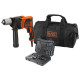 Купити Дриль мережевий ударний BLACK+DECKER BEH850. Офіційний фірмовий магазин Dewalt Stanley Black+Decker Bostitch, фірмова гарантія