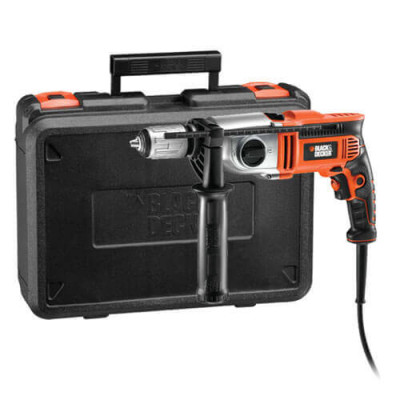 Купить Дрель сетевая ударная BLACK+DECKER KR7532K. Официальный фирменный магазин Dewalt Stanley Black+Decker Bostitch