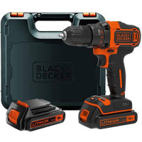Купить Дрель-шуруповерт аккумуляторная BLACK+DECKER BDCDD186KB. Официальный фирменный магазин Dewalt Stanley Black+Decker Bostitch