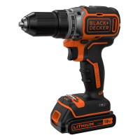 Купить Дрель-шуруповерт аккумуляторная бесщёточная BLACK+DECKER BL186KB. Официальный фирменный магазин Dewalt Stanley Black+Decker Bostitch