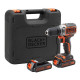 Купить Дрель-шуруповерт аккумуляторная бесщёточная BLACK+DECKER BL186KB. Официальный фирменный магазин Dewalt Stanley Black+Decker Bostitch