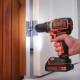 Купить Дрель-шуруповерт аккумуляторная бесщёточная BLACK+DECKER BL186KB. Официальный фирменный магазин Dewalt Stanley Black+Decker Bostitch