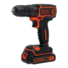 Купить Дрель-шуруповерт аккумуляторная BLACK+DECKER BDCDC18KB. Официальный фирменный магазин Dewalt Stanley Black+Decker Bostitch