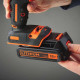 Купить Дрель-шуруповерт аккумуляторная ударная BLACK+DECKER BDCHD18KB. Официальный фирменный магазин Dewalt Stanley Black+Decker Bostitch