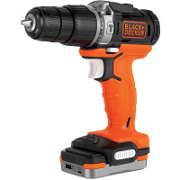 Купити Дриль-шурупокрут акумуляторний безщітковий ударний BLACK+DECKER BDCHD12S1. Офіційний фірмовий магазин Dewalt Stanley Black+Decker Bostitch, фірмова гарантія