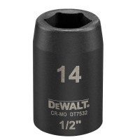 Купити Головка торцева ударна коротка IMPACT DeWALT DT7532. Офіційний фірмовий магазин Dewalt Stanley Black+Decker Bostitch, фірмова гарантія