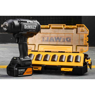 Купити Набір ударних торцевих головок 1/2 DeWALT DT70905. Офіційний фірмовий магазин Dewalt Stanley Black+Decker Bostitch, фірмова гарантія
