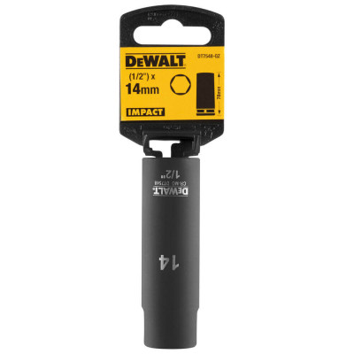 Купити Головка торцева ударна довга IMPACT DeWALT DT7548. Офіційний фірмовий магазин Dewalt Stanley Black+Decker Bostitch, фірмова гарантія