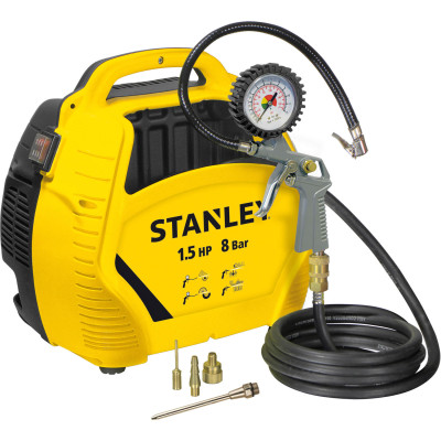 Купити Компресор повітряний безмасляний STANLEY AIRKIT. Офіційний фірмовий магазин Dewalt Stanley Black+Decker Bostitch, фірмова гарантія