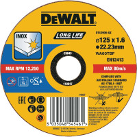 Купити Круг відрізний DeWALT DT43906. Офіційний фірмовий магазин Dewalt Stanley Black+Decker Bostitch, фірмова гарантія