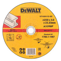 Купити Круг відрізний по металу DeWALT DT42601Z. Офіційний фірмовий магазин Dewalt Stanley Black+Decker Bostitch, фірмова гарантія