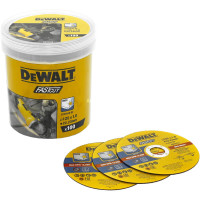 Купити Набір кругів відрізних FASTCUT DeWALT DT20540. Офіційний фірмовий магазин Dewalt Stanley Black+Decker Bostitch, фірмова гарантія