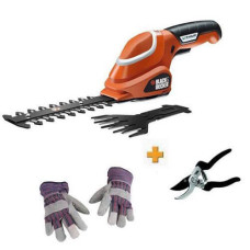 Купити Кущоріз-ножиці акумуляторні BLACK+DECKER GSL700KIT. Офіційний фірмовий магазин Dewalt Stanley Black+Decker Bostitch, фірмова гарантія