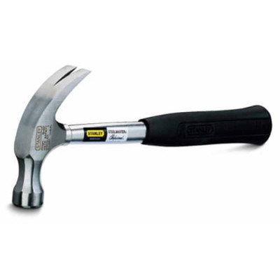 Купити Молоток Steelmaster Curve Claw з вагою головки 450 г, з загнутим цвяходером STANLEY 1-51-031. Офіційний фірмовий магазин Dewalt Stanley Black+Decker Bostitch, фірмова гарантія