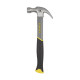 Купити Молоток Fiberglass з вагою головки 450 г, з загнутим цвяходером STANLEY STHT0-51309. Офіційний фірмовий магазин Dewalt Stanley Black+Decker Bostitch, фірмова гарантія