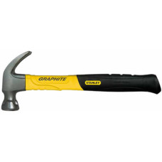 Купити Молоток Graphite Curve Claw з вагою головки 450 г, з загнутим цвяходером STANLEY 1-51-505. Офіційний фірмовий магазин Dewalt Stanley Black+Decker Bostitch, фірмова гарантія