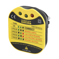 Купить Тестер розеток настенный STANLEY FMHT82569-6. Официальный фирменный магазин Dewalt Stanley Black+Decker Bostitch