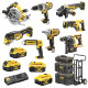 Купити Набір з восьми інструментів акумуляторних DeWALT DCK856P4. Офіційний фірмовий магазин Dewalt Stanley Black+Decker Bostitch, фірмова гарантія