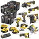 Купити Набір з восьми інструментів акумуляторних DeWALT DCK865P4T. Офіційний фірмовий магазин Dewalt Stanley Black+Decker Bostitch, фірмова гарантія