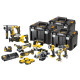 Купить Набор из десяти инструментов аккумуляторных DeWALT DCK1012P4T. Официальный фирменный магазин Dewalt Stanley Black+Decker Bostitch