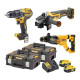 Купити Набір з трьох інструментів безщіткових DeWALT DCK327P2T. Офіційний фірмовий магазин Dewalt Stanley Black+Decker Bostitch, фірмова гарантія