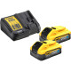 Купити Набір з двох інструментів безщіткових DeWALT DCK2050H2T. Офіційний фірмовий магазин Dewalt Stanley Black+Decker Bostitch, фірмова гарантія