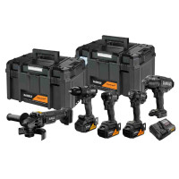 Купить Набор из пяти инструментов аккумуляторных бесщеточных McLaren F1 TEAM SPECIAL EDITION DeWALT DCK5222MP3T. Официальный фирменный магазин Dewalt Stanley Black+Decker Bostitch