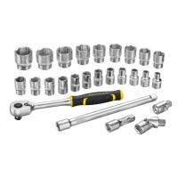 Купить Набор головок торцевых 1/2 FATMAX® Maxi Drive, шестигранных, 26 предметов STANLEY FMMT98103-1. Официальный фирменный магазин Dewalt Stanley Black+Decker Bostitch