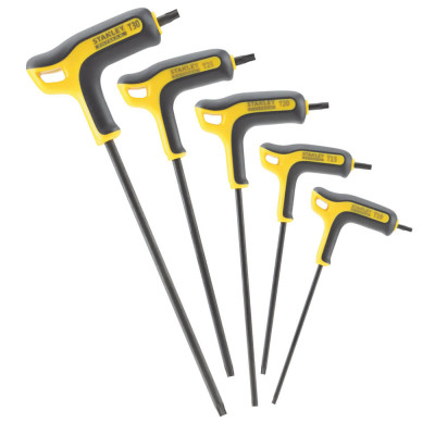 Купить Набор из пяти ключей TORX STANLEY FMHT0-69048. Официальный фирменный магазин Dewalt Stanley Black+Decker Bostitch