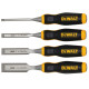 Купить Набор из четырех стамесок DeWALT DWHT0-16063. Официальный фирменный магазин Dewalt Stanley Black+Decker Bostitch