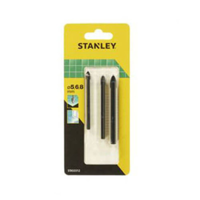 Купить Набор сверел по плитке STANLEY STA53312. Официальный фирменный магазин Dewalt Stanley Black+Decker Bostitch