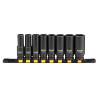 Купити Набір головок 1/2, 8 предмети DeWALT DWMT86090-0. Офіційний фірмовий магазин Dewalt Stanley Black+Decker Bostitch, фірмова гарантія
