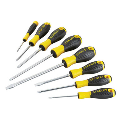 Купити Набір з восьми викруток ESSENTIAL STANLEY STHT0-60210. Офіційний фірмовий магазин Dewalt Stanley Black+Decker Bostitch, фірмова гарантія