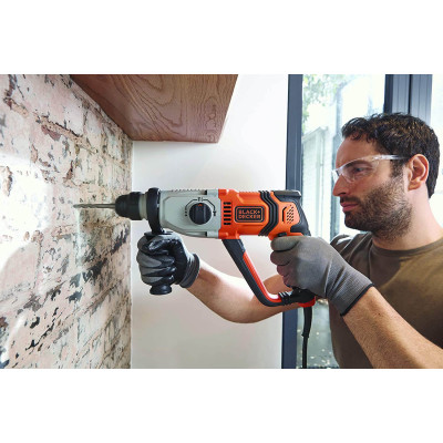 Купить Перфоратор сетевой SDS-Plus BLACK+DECKER BEHS02K. Официальный фирменный магазин Dewalt Stanley Black+Decker Bostitch