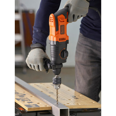 Купить Перфоратор сетевой SDS-Plus BLACK+DECKER BEHS01. Официальный фирменный магазин Dewalt Stanley Black+Decker Bostitch