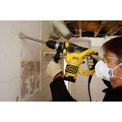 Купити Перфоратор мережевий SDS-Plus STANLEY FATMAX FME1250K. Офіційний фірмовий магазин Dewalt Stanley Black+Decker Bostitch, фірмова гарантія