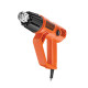 Купити Пістолет гарячого повітря - фен мережевий BLACK+DECKER KX2001. Офіційний фірмовий магазин Dewalt Stanley Black+Decker Bostitch, фірмова гарантія